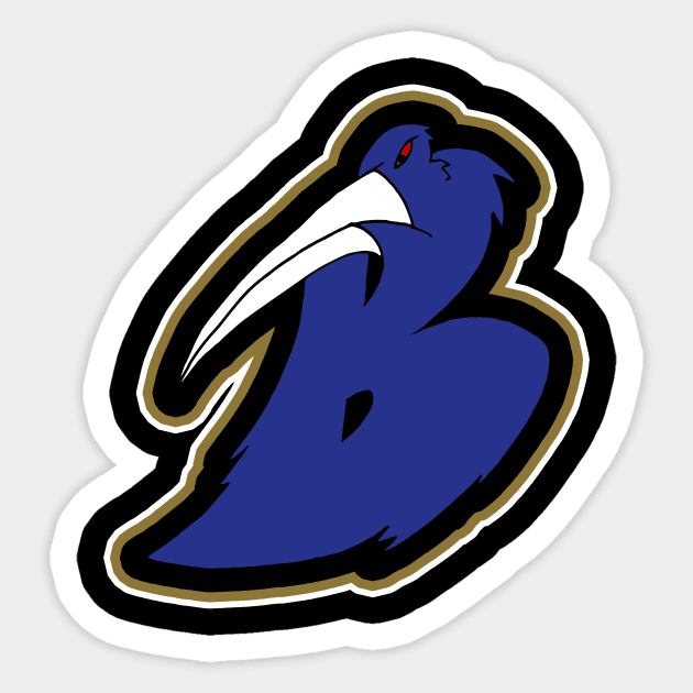 Baltimore Ravens B! Sticker by Profi